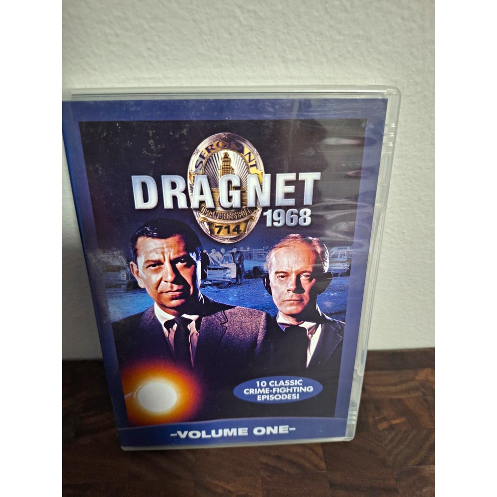 Dragnet 1968 Volume One DVD 10 Episodes Jack Webb Harry Morgan Closed Caption